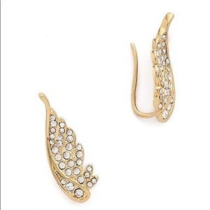 🙅🏻‍♀️SOLD🙅🏻‍♀️  Rebecca Minkoff Pavé Wing Ear Climbers